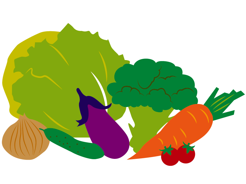 野菜の無料イラスト素材 保育士の仕事を支援するポータルサイト ももいくナビ