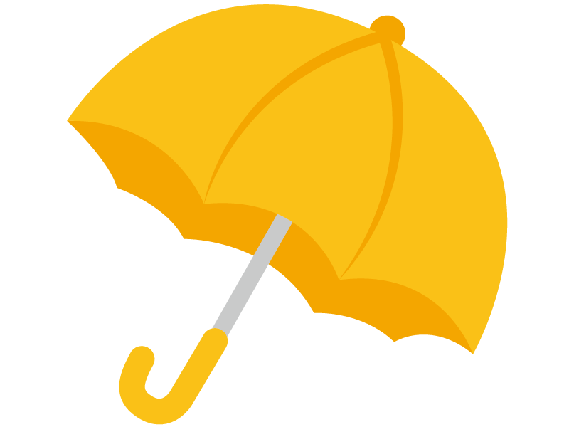 傘の無料イラスト素材 保育士の仕事を支援するポータルサイト ももいくナビ
